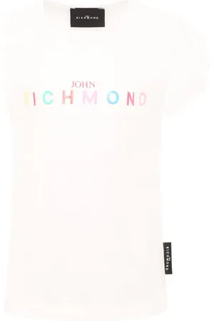 John Richmond T-shirt med logotryk
