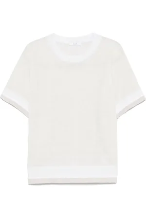 PESERICO SIGN Top med lurex-detalje