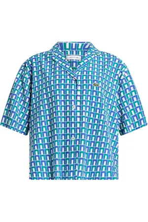 Lacoste Skjorte med geometrisk tryk og knapper