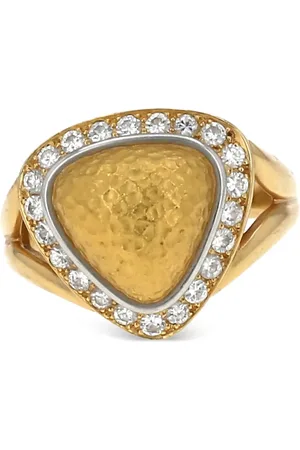 CHAUMET Ring i 18 karat guld med diamant
