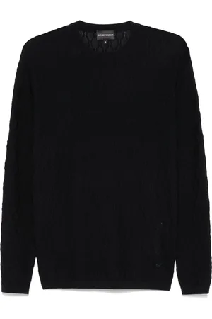 Emporio Armani Kabelstrikket sweater