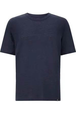 Boggi Milano T-shirt i strækbar hør