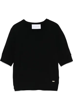 Kaos T-shirt med logoplade