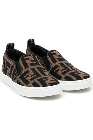 Fendi TEEN slip-on sneakers med FF-tryk