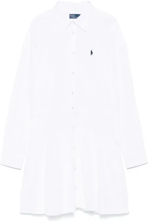 Ralph Lauren Kort kjole med Polo Pony-broderi