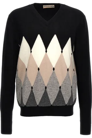 BALLANTYNE Argyle-intarsiastrikket sweater