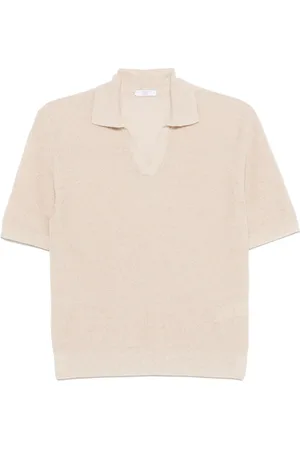 PESERICO SIGN Finstrikket polo-top