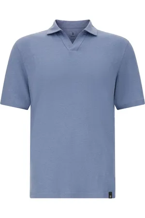 Boggi Milano Polo i jersey og hør