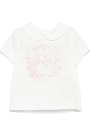 Fendi T-shirt med broderet logo
