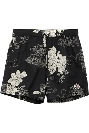 Moncler Badeshorts med blomstertryk