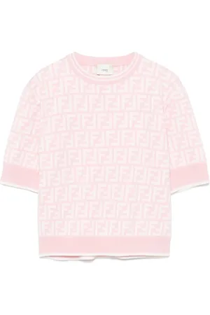 Fendi Top med FF-jacquard