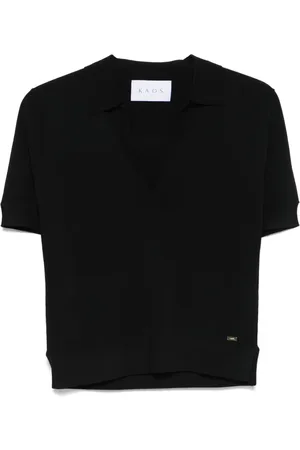 Kaos T-shirt med logoplade