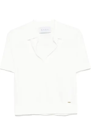 Kaos T-shirt med logoplade