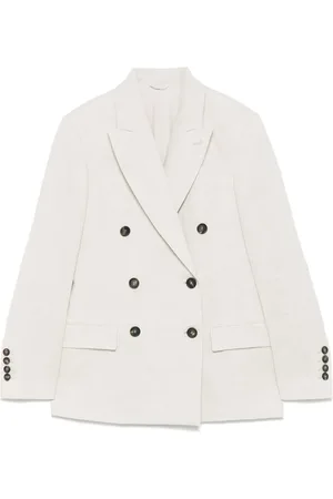 Brunello Cucinelli Blazer med lurexdetalje