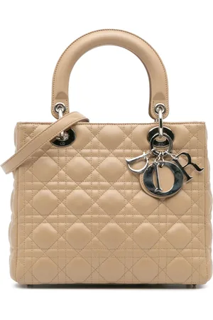 Dior Medium Cannage Lady Dior satchel-taske i lammeskind fra 2011