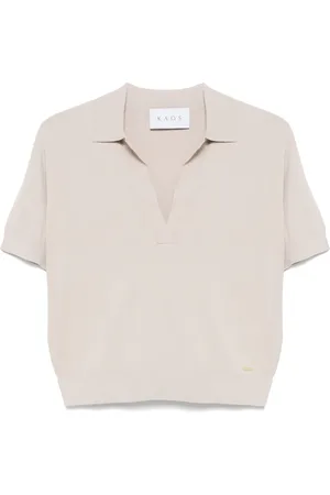 Kaos T-shirt med logoplade