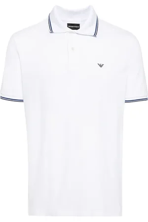 Emporio Armani Polo med logo-print