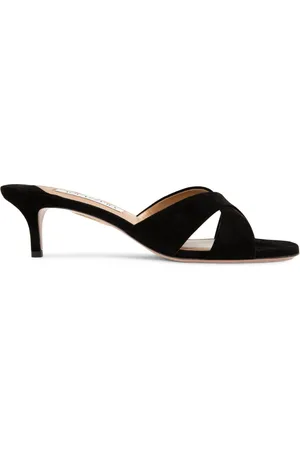 Aquazzura Divine sandaler med krydsende remme og hæl