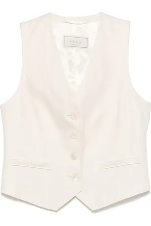 PESERICO SIGN Vest i hør