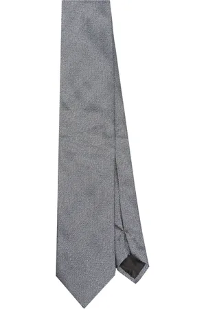 Lanvin Sildebensmønstret slips i silke