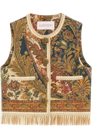 VALENTINO GARAVANI Vest med Voyage Imaginaire-tryk