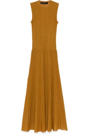 FEDERICA TOSI Lang kjole i lurex