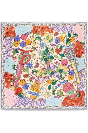 Bimba y Lola Tørklæde med blomstertryk