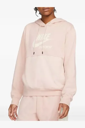 Nike Nsw Heritage "Light Pink" hættetrøje i fleece