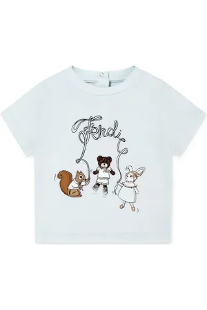 Fendi T-shirt med broderi