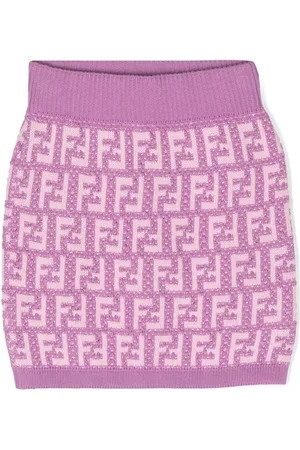 Fendi Strikket nederdel med monogram