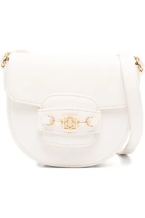 Elisabetta Franchi Crossbody-taske med horsebit-logo