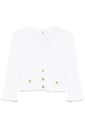 Elisabetta Franchi Cardigan med logoknapper