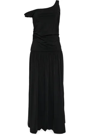 Rohe Scuba-kjole med off-shoulder-snit og lys