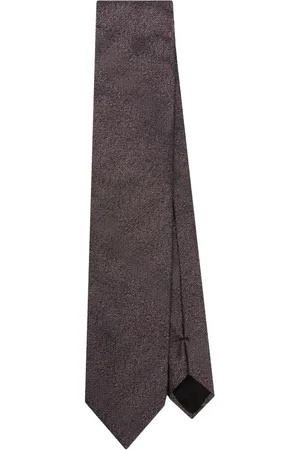 Lanvin Sildebensmønstret slips i silke