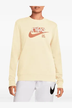 Nike Swoosh Coconut Milk/Amber Brown/White sweatshirt