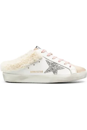 Golden Goose Super-Star sneakers med glimmerdetalje