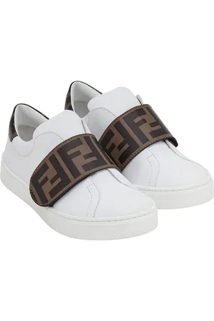 Fendi Low-top Zucca sneakers med burrelukning