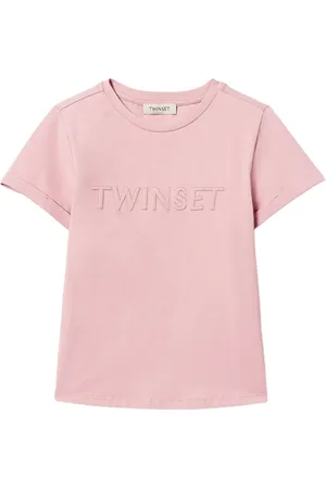 Twin-Set T-shirt med logoudsmykning