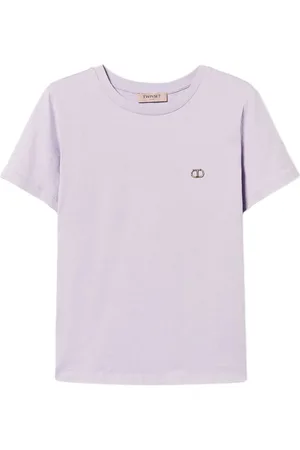 Twin-Set T-shirt med logoplade
