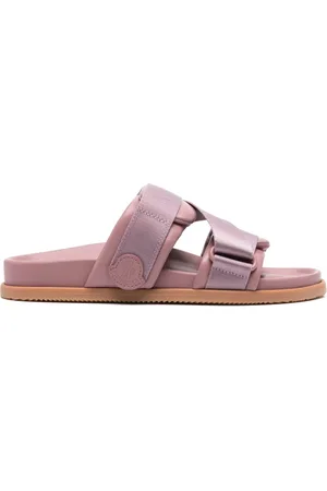Moncler 30 mm sandaler i jacquard med logo