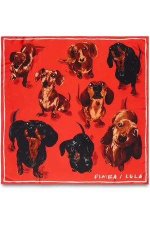 Bimba y Lola Tørklæde med hundetryk