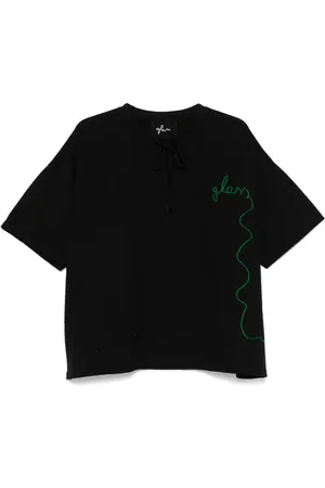 Glass Cypress T-shirt med logobroderi