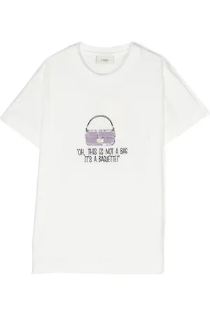 Fendi T-shirt med broderi