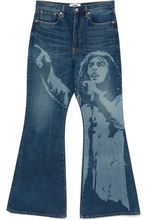 JUNYA WATANABE Jeans med tryk