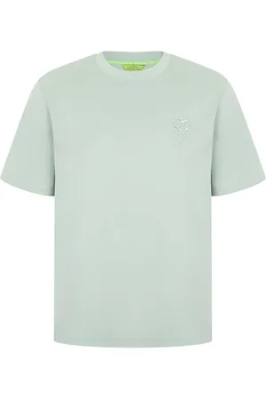 SHANGHAI TANG T-shirt med broderet drage