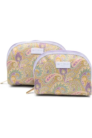 Etro Makeuptaske med paiseymønster (sæt med to)