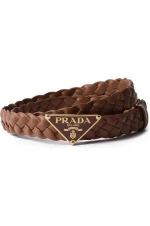 Prada Flettet læderbælte