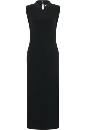 SHANGHAI TANG Mellemlang Qipao kjole