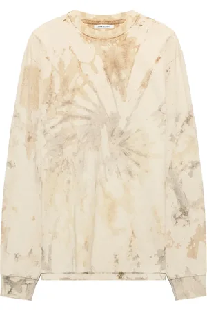 JOHN ELLIOTT Langærmet sweatshirt med batiktryk