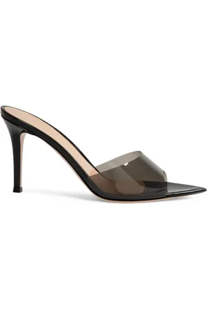 Gianvito Rossi Elle mules i pvc med hæl